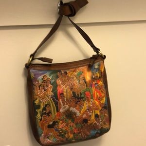 ICON Genuine Leather Cross Body bag